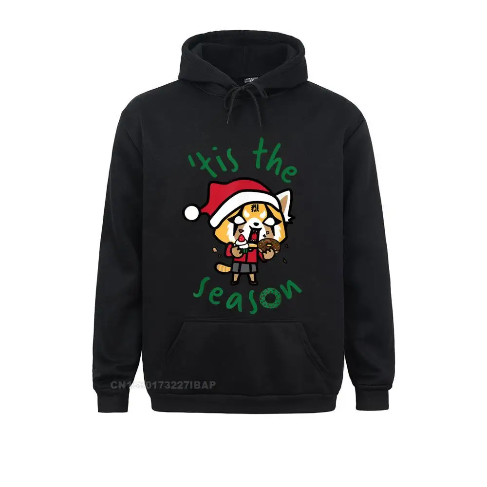 

Aggretsuko Rage Tis The Season Tee Shirt Hoodies 2021 Fashion Summer Long Sleeve Men Sweatshirts Print Hoods Sweater