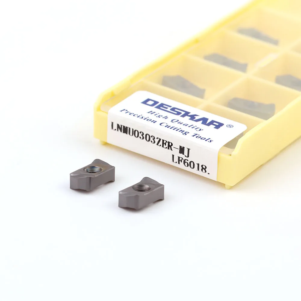 DESKAR100 % оригинальный LNMU0303ZER MJ LF6018 карбидная вставка для станка ЧПУ Токарный станок из нержавеющей стали