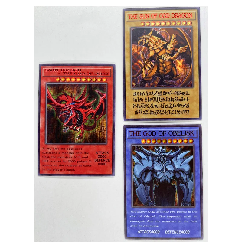 Yu Gi Oh English Egyptian God Obelisk the Tormentor DIY Toys Hobbies Hobby Collectibles Game Collection Anime Cards