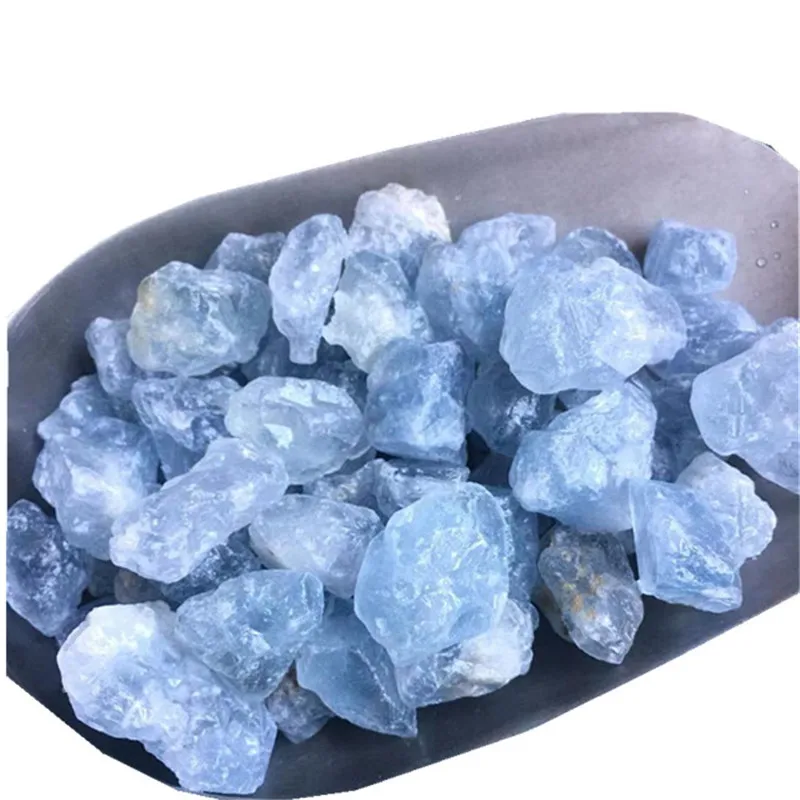 Natural Celestite Rough Stone Crystal Gemstones For Healing Reiki