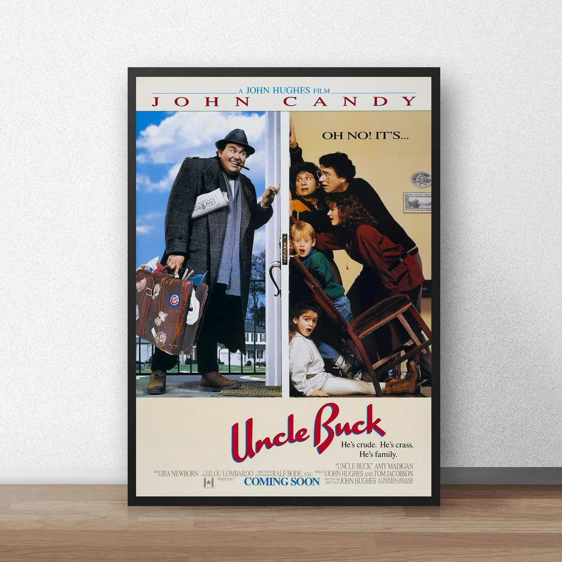 Uncle Buck Movie Poster Canvas Art Print Home Decoration Wall Painting ( No Frame )