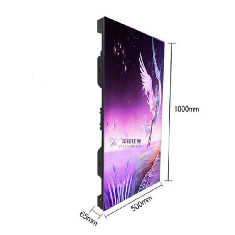 

Narionsrar P4.8 Led diplay 500mm*1000mm LED panel indoor led screen Die-cast aluminum LED cabinet