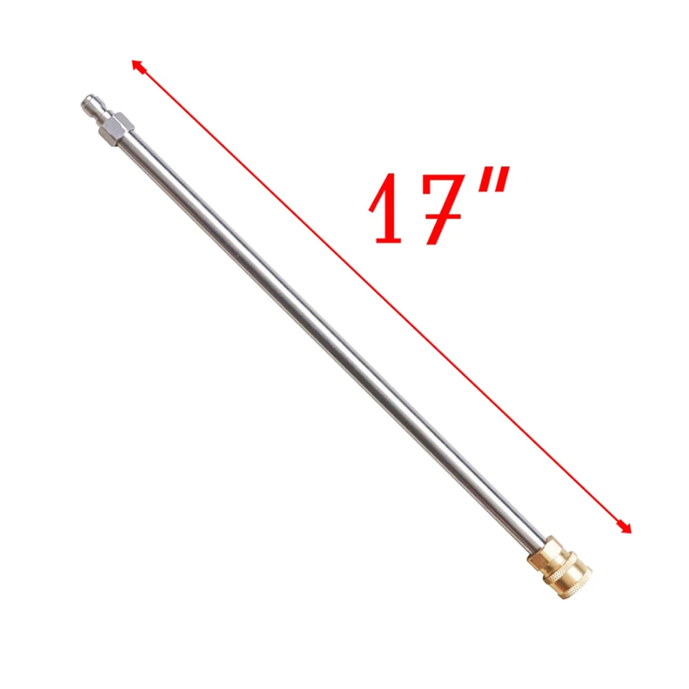 

Удлинительная насадка Citywolf из нержавеющей стали для мойки высокого давления, быстросъемное соединение 1/4 дюйма, усиленная сменная насадка для мойки автомобилей