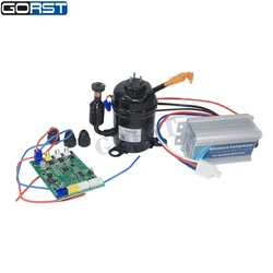 ZH2024A DC 24V Car Refrigeration Air Compressor Fridge Freezer Marine Solar Special Driver for Micro Compressor R134a