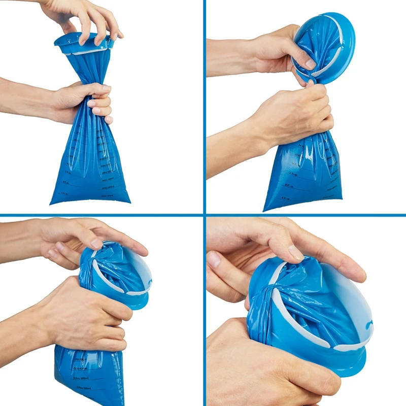 20Pcs Disposable Vomit Bags , Emesis Bags, Aircraft & Car Sickness Bag, Nausea Bags for Travel Motion Sickness