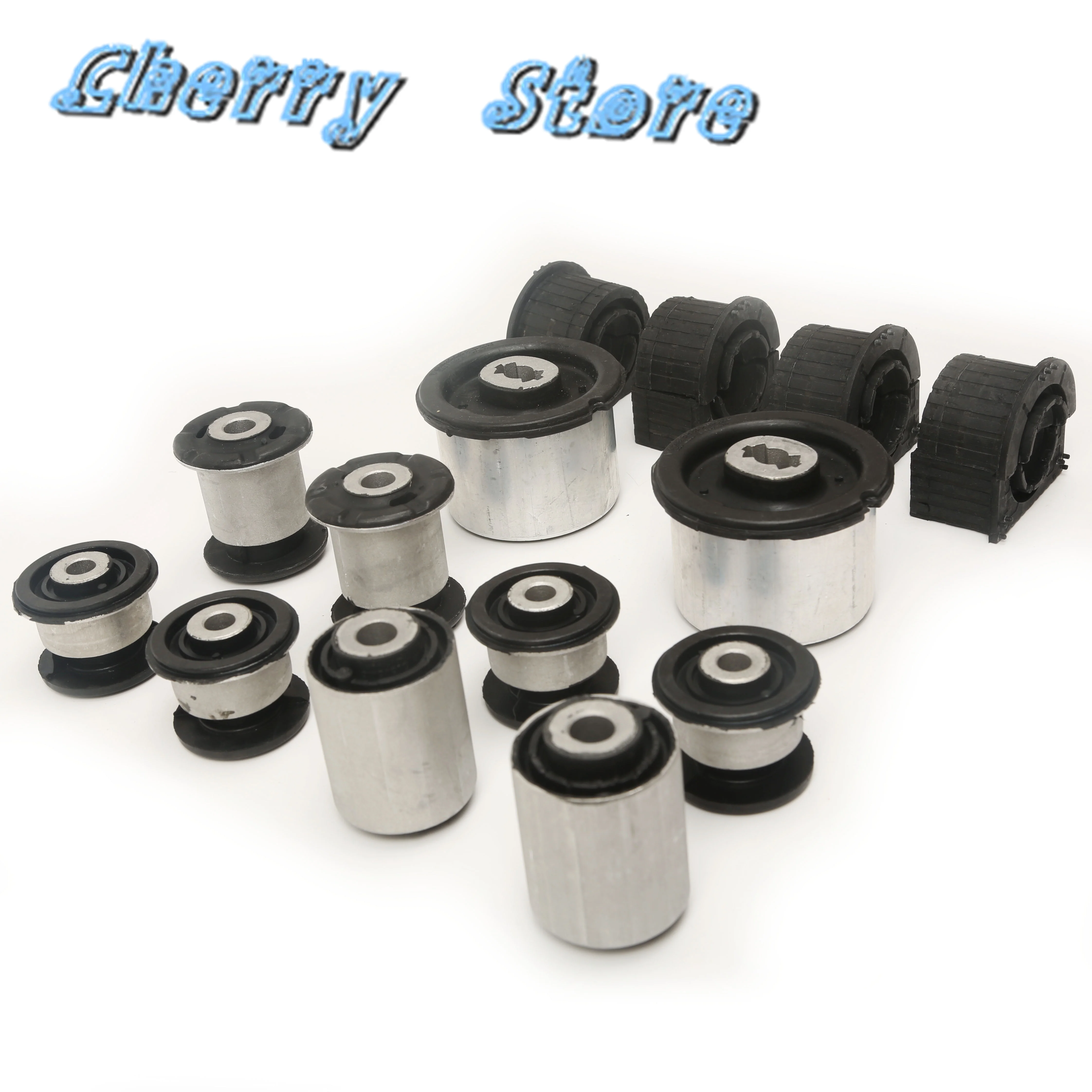 Control Arm Bushing Bushings Set 14pc For Porsche Panamera 970 3.6L Platinum 4.8L 2010-2013 97034379305 97034379205 97034124502