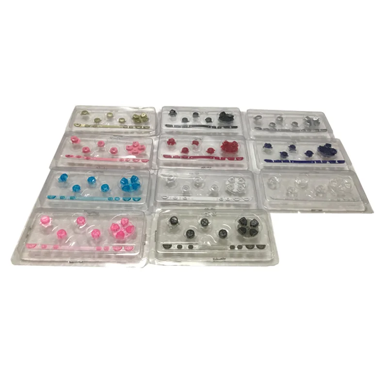 11 Colors Shell Case Button Set & 3D Rocker Cap For PSP1000 Console Box Old Version