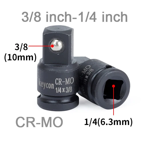 Drive Socket Adapter Converter Reducer Socket Wrench Adapter Tools 1/4" 3/8" 1/2" Auto Repair Tool Air Socket Adopter
