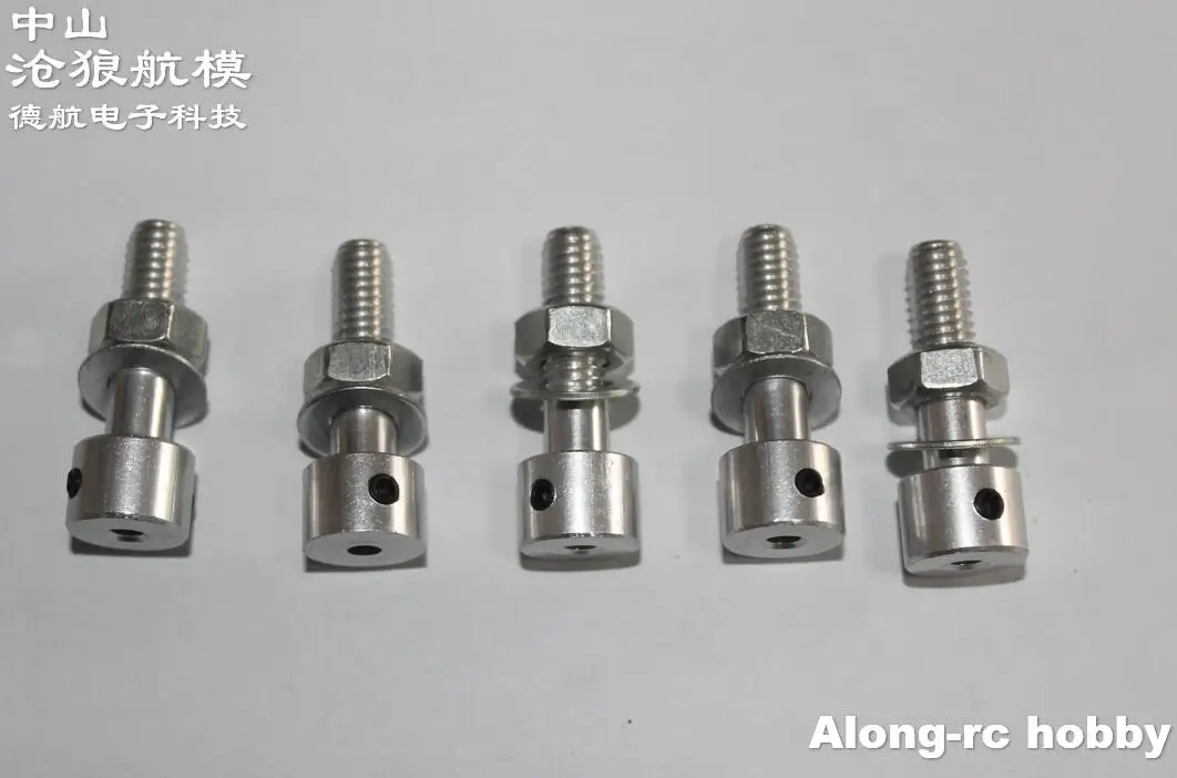 5 pz RC Aereo Parti di Aerei Spinner Elica 4.0 o 3.17 o 3.0mm Albero Motore Elica Adattatore utilizzare spinner e elica