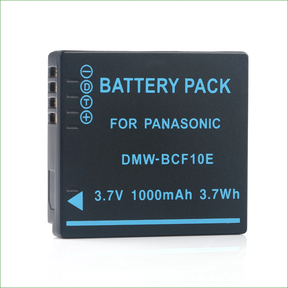 LANFULANG Li-Ion Rechargeable DMW-BCF10 Battery For Panasonic Lumix DMC-F2 DMC-FX66 DMC-FX40 DMC-FX65 DMC-FH1 DMC-TS3