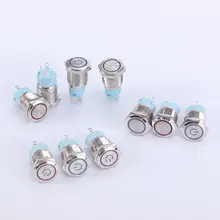 16mm Metal Push Button Switch with LED #6