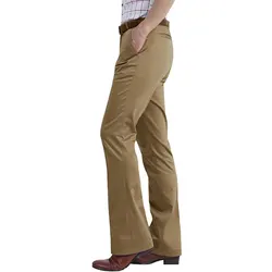 New Men Boot Cut Trousers Business Fashion Classic Office Comfortable Kahki Black White Slim Formal Bottom Flared Suit Pants