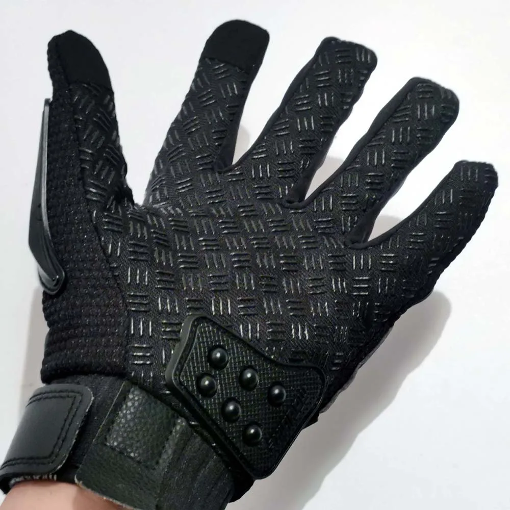 Motorcycle Tactical Mittens Gloves Safety Outdoor Cycling Brass Knuckles Fighting Racing Bicycle Self Defence Riding Winter Men