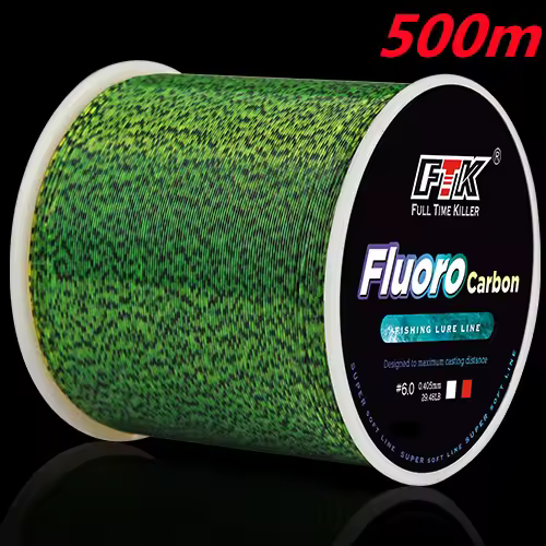 FTK 300/500m Invisible Fishing Line Speckle Fluorocarbon Coating Line 0.20mm-0.50mm 4.13LB-34.32LB Super Strong Spotted Line - Image 10