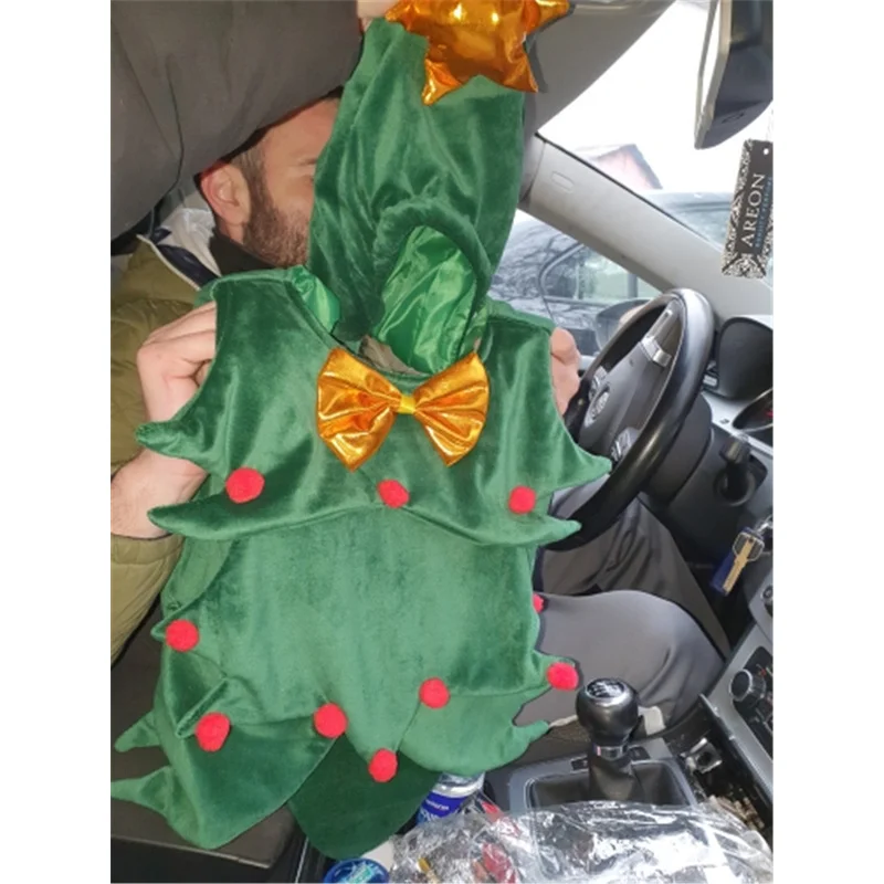 Vêtements Cosplay pour nouveau-né fille et garçon, barboteuse, Costume pour enfant de 0 à 6 mois, motif arbre de noël