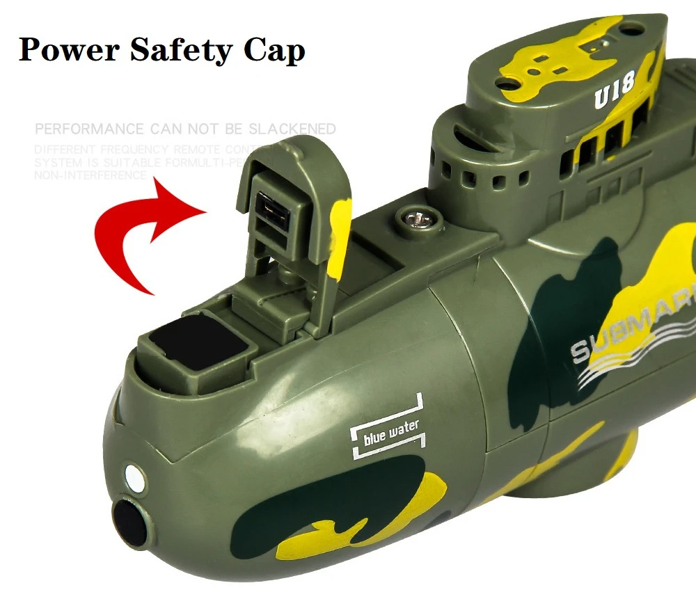 High speed motor Remote control 3311M Model 6CH simulation submarine Electric Mini RC Submarine Kids Children Toys gift For Boy