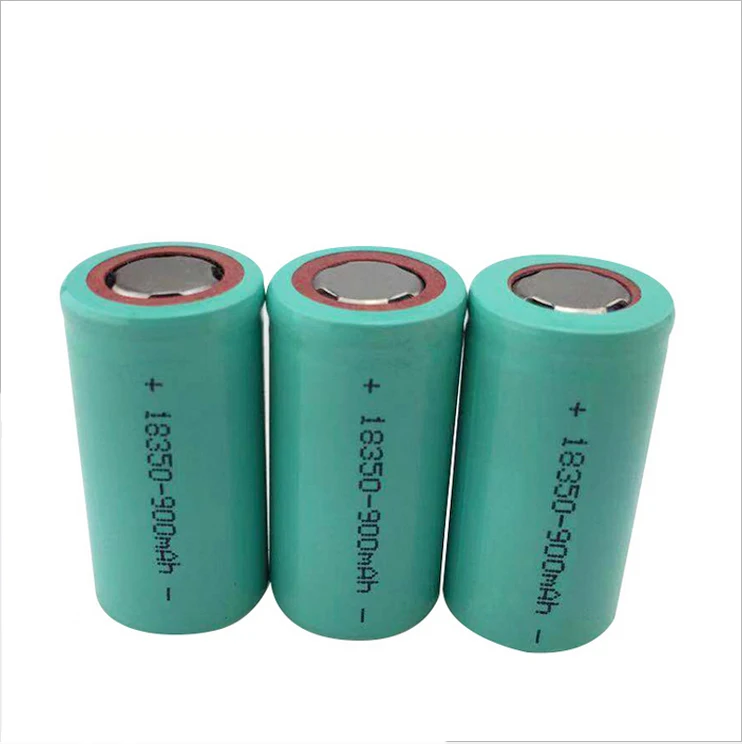 6-10 pezzi vendita calda GQYM 18350 batteria torcia 3.7v 900mAh batterie ricaricabili agli ioni di litio ad alte prestazioni
