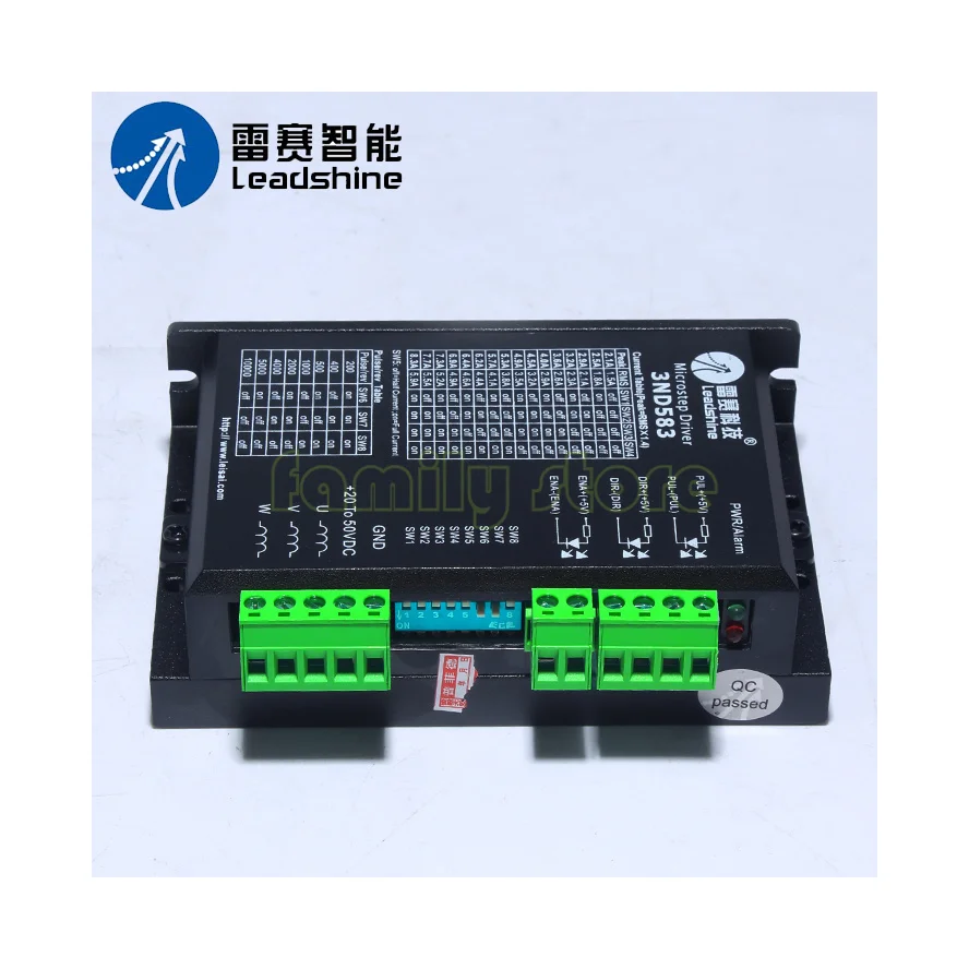 3nd583 peças de máquina a laser trifásica, roteador cnc, montagem de peças de máquina de roteador cnc, driver leadshine original