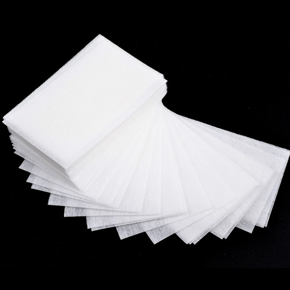 900Pcs Disposable Nail Polish Towel Cotton Cloth Remover Manicure Clean Tool  Bath Manicure Gel Lint-Free Wipes Cotton Napkins