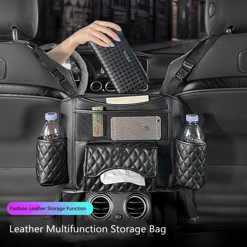 High Quality Multifunctional Storage Bag In-car Garbage Bag Goddess Universal Car Seat Back Storage Box