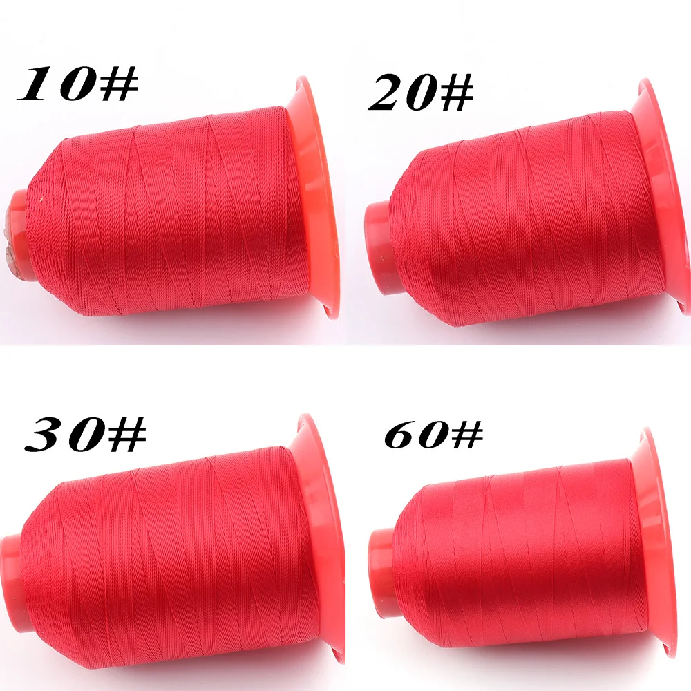 Red Four Size High Tenacity Nylon Sewing Thread For Hand Sewn&Machines Patchwork Leather Hand Stitch Jewelry Accessories