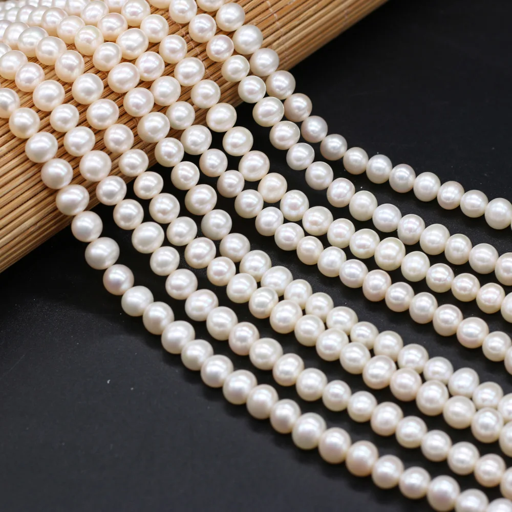 Natural Freshwater Pearl Beads Potato Shape isolation Loose Beads For jewelry making DIY necklace bracelet accessories 7-8mm