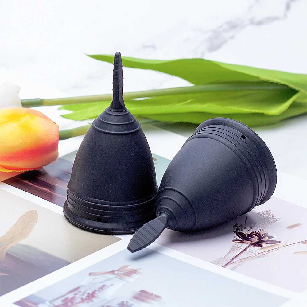 Medical Grade Silicone Menstrual Cup Upgraded Menstrual Cup Reusable Lady Period Cup Silicone Feminine Hygiene Copa Menstrual