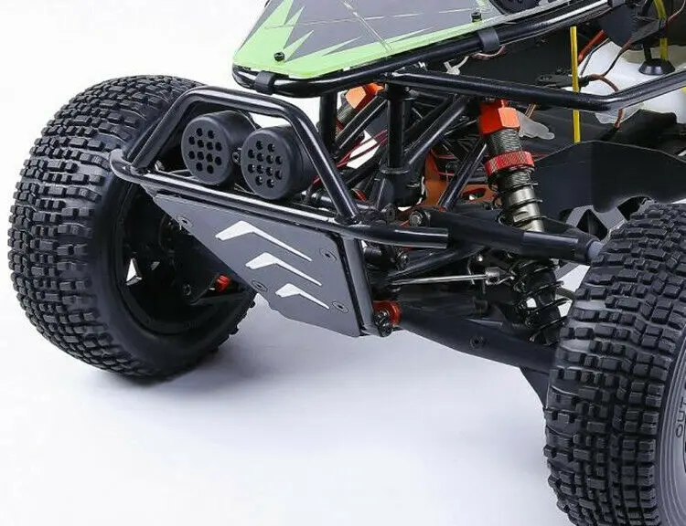 Metal Front Guard Bumper With LED Light Cover Fit for 1/5 HPI ROVAN ROFUN KM BAJA 5T 5SC TRCUK RC CAR PARTS