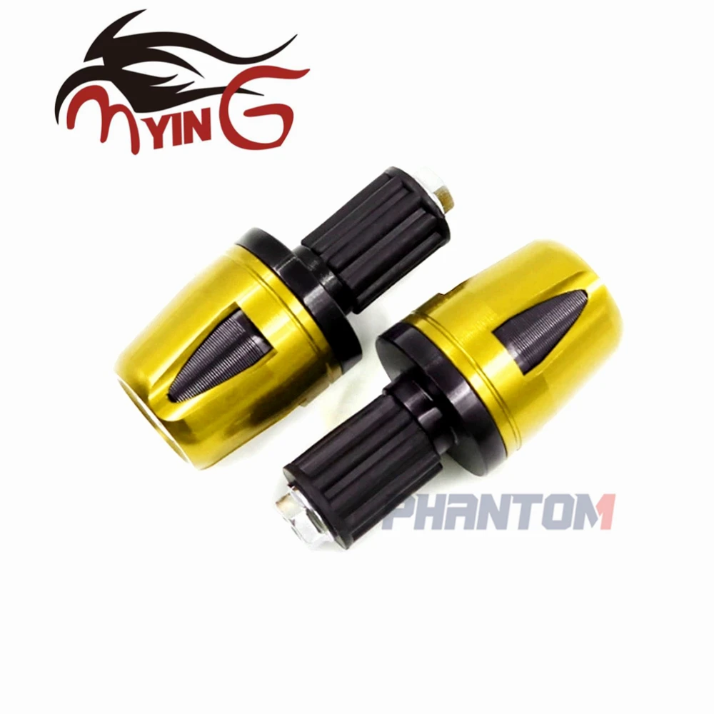 Empuñaduras de manillar para motocicleta, tapones de extremo de tapa de barra de manillar de 7/8 pulgadas y 22MM para Honda CB500F, CB 500F, 500F, CBR 500F, años 2013 a 2015