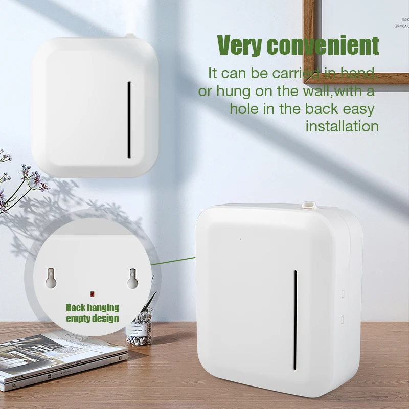 Lntelligent Mesin Aroma Wewangian Minyak Diffuser Aroma Minyak Esensial 150Ml Kontrol Aplikasi Pengatur Waktu untuk Rumah Hotel Kantor