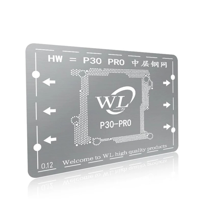 BGA template for HUWEI P30 PRO Motherboard Middle Layer Stencil Reballing Solder BGA Direct Heating Template phone repair tool