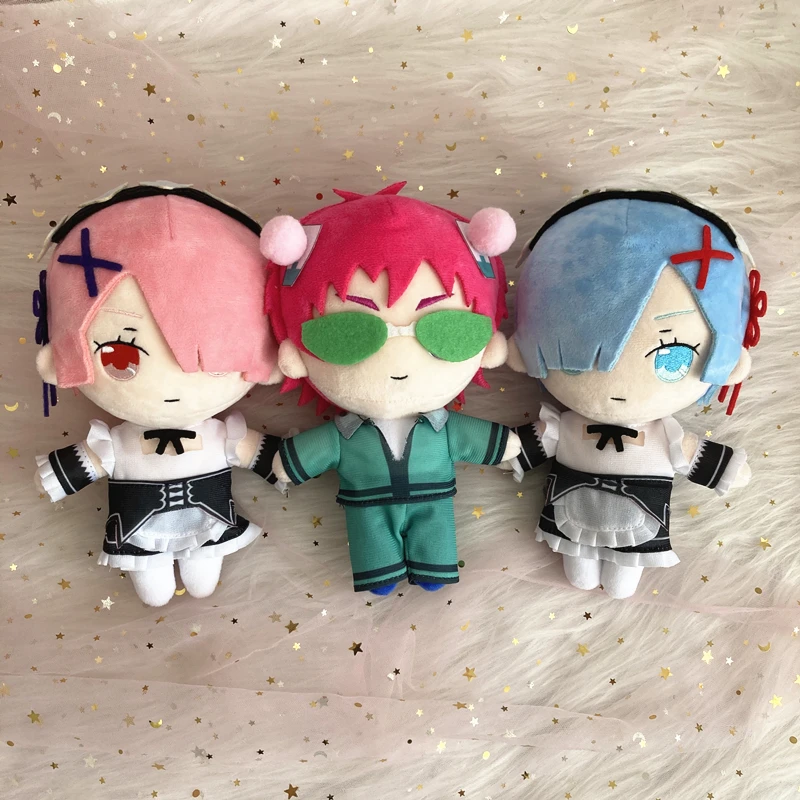 Anime The Disastrous Life of Saiki K. Saiki Kusuo Cosplay Doll Plush Stuffed Cushion Throw Pillow Toy Boy Girl's Xmas Gift