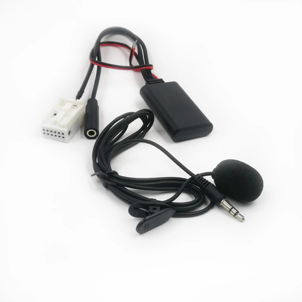 Biurlink-Rádio Do Carro Bluetooth, Música, Aux, Chamada Telefônica, Adaptador MIC Mãos Livre para Peugeot e Citroen, 12Pin, RD4