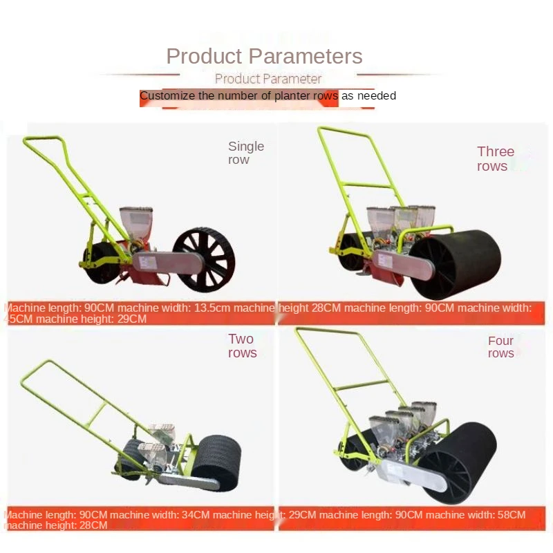 

Single-row Hand-push Small Agricultural Precision Seeding Vegetable Planter