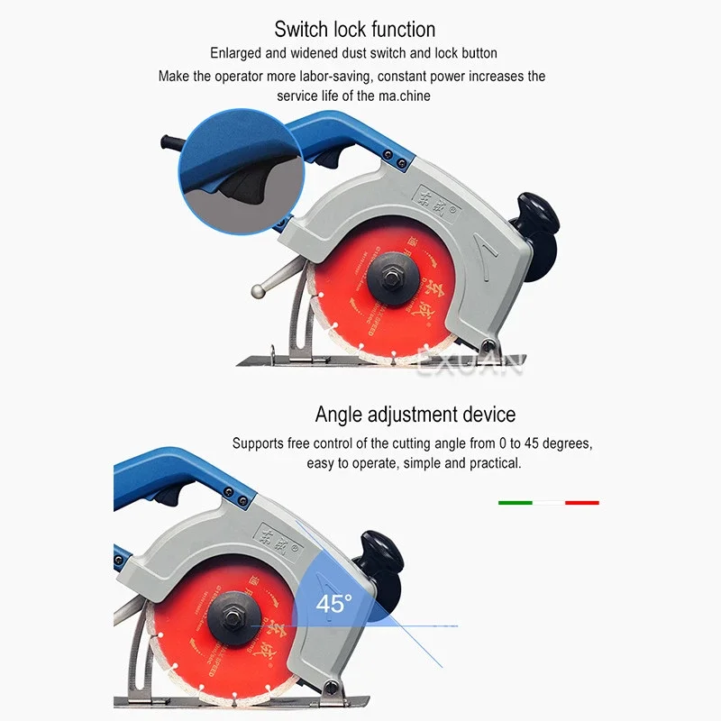 High-Power Multifunctionele Marmer Snijmachine Steken Stone Power Tool