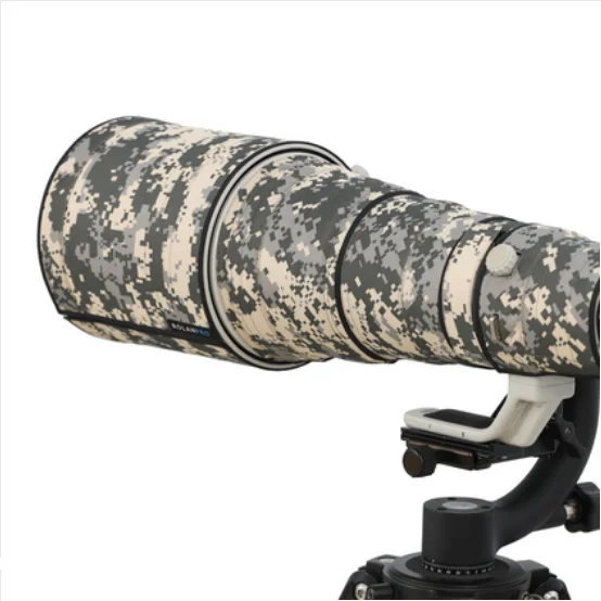 ROLANPRO Lens Cover voor Canon EF 200-400mm f/4L IS USM Extender 1.4X Camouflage Jas Kleding Regenhoes Lens Mouw Guns Case