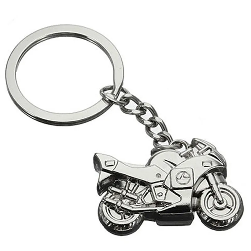 BLUELANS New Metal Motorcycle Key Ring Keychain Ring Cute Creative Gift Sports Keyring Gift Store key chain Car Bag Key Rin