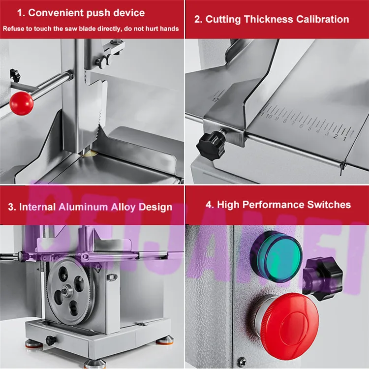 Beijamei Nhà Máy Sản Xuất Thương Mại Xương Cưa Điện Thịt Xương Cắt Thịt Đông Lạnh Xương Cắt Giá