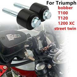 Motorcycle Handlebar Riser Clamp Spacer Bar Mount for Triumph Bonneville T100 T120 Bobber black Scrambler 1200XC Street twin