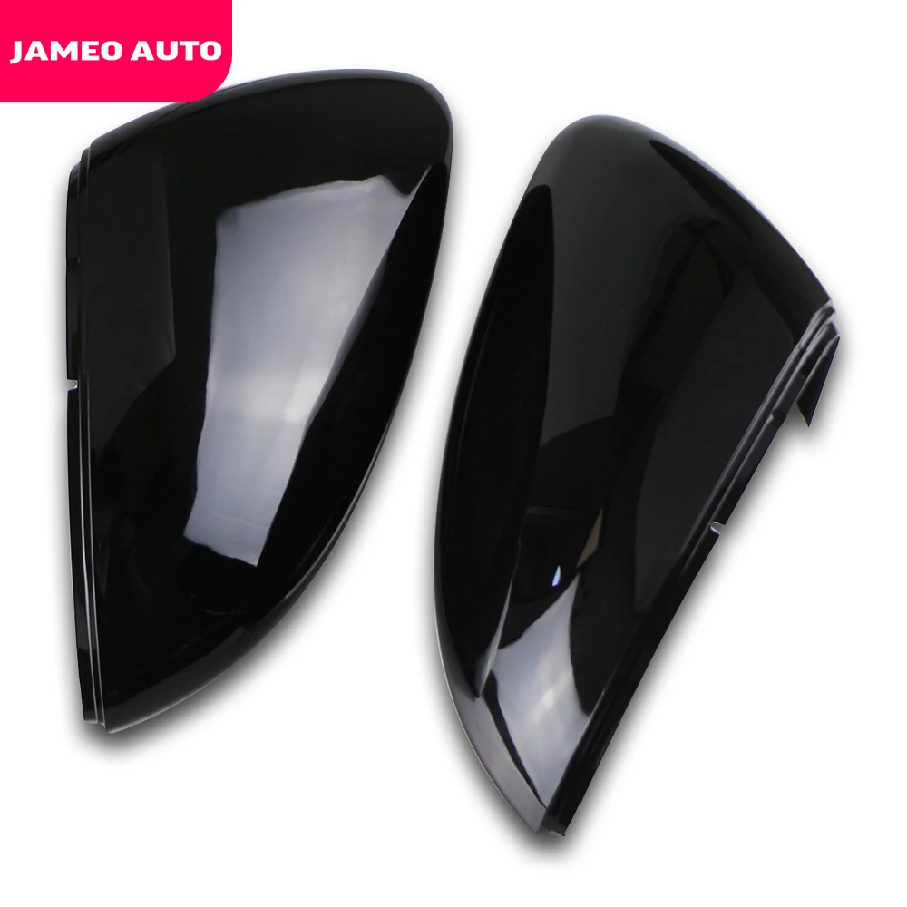 Jameo  Auto 2 Pieces for Volkswagen VW Golf 7 MK7 7.5 GTI 7 7R Mirror Covers Caps RearView Mirror Case Cover Accessories