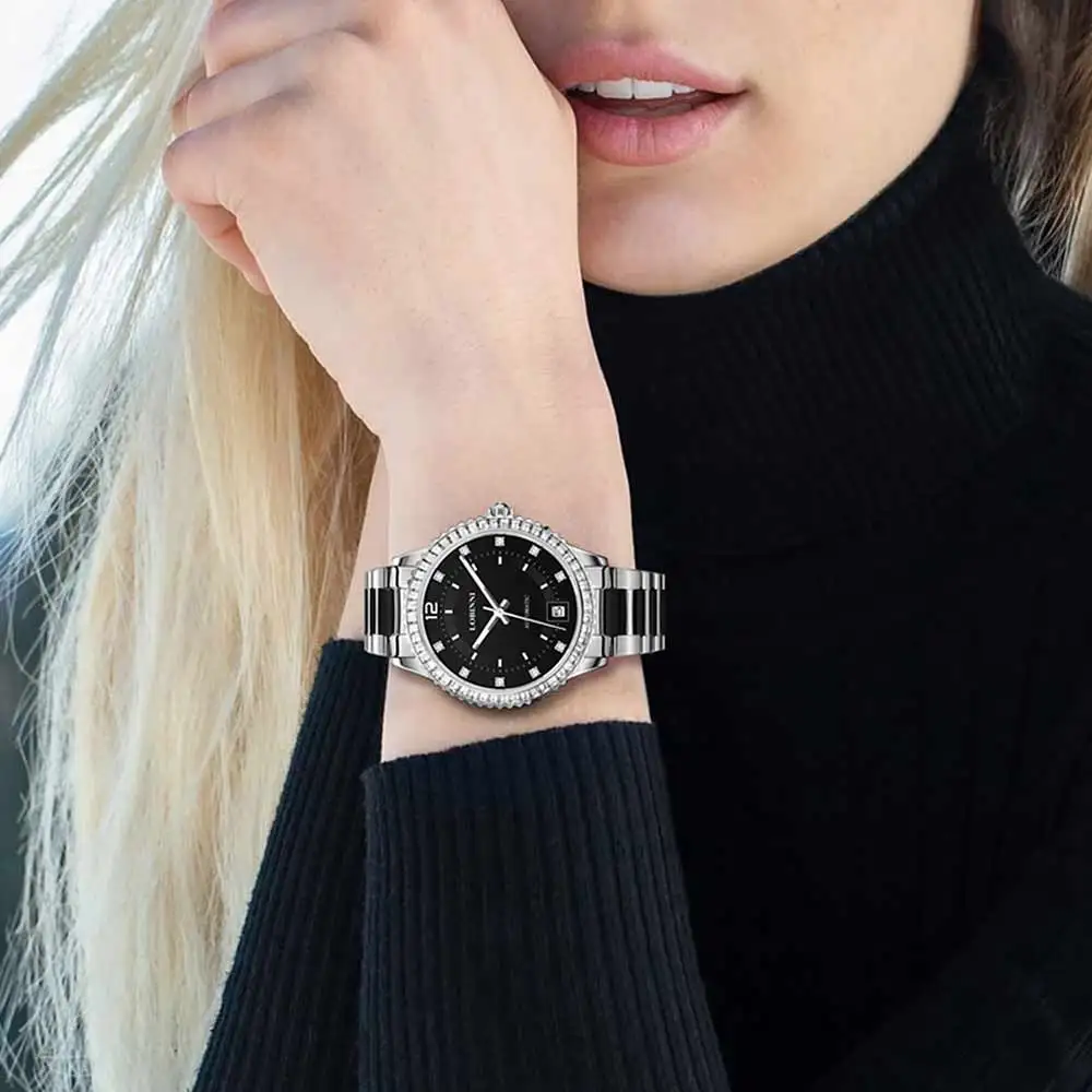 Lobinni New Women's Mechanical Watches Female MIYOTA Movement Fashion Casual Women Watch Famous Luxury Brands reloj mujer