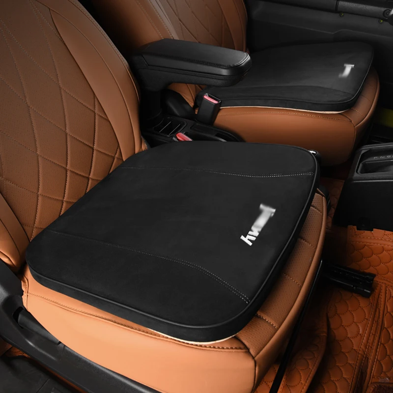 

Suede Car Seat Cushion Memory Foam Cushion Four Seasons Universal Seat Cover Car Accessories Interior For 19-20 Jimny JB64 JB74