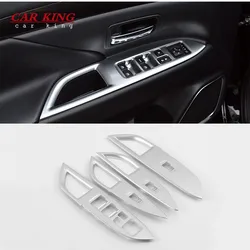 ABS Matte Inner Door Armrest Window Lift Switch Button Cover Trim For Mitsubishi Outlander 2015-2020 accessories car styling