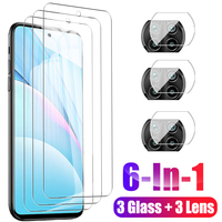 6 In 1 Screen Protector Tempered Glass For Xiaomi Mi 10T Lite 5G Camera Lens 10 T Lite Mi10 tlite Mi10t 10tlite Protective Film