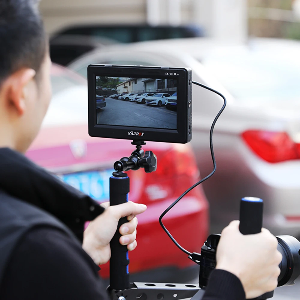 Viltrox DC-70 Ii 7 "Dslr Camera Veld Monitor 4K Av-ingang Ips Hd 1024X600 Lcd Display video Assist Voor Sony Nikon Canon