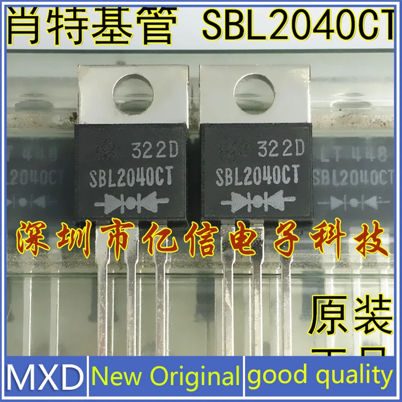 5Pcs/Lot New Original Imported Schottky Tube SBL2040CT 20A40V Can Be Shot directly. Good Quality