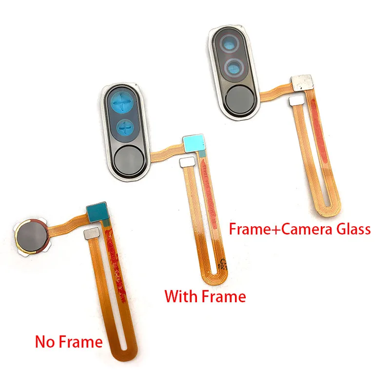 NEW Compatible For Xiaomi Mi Poco F1 Mi Pocophone F1 Fingerprint Scanner Touch Sensor Home Button Flex Cable + Camera Frame