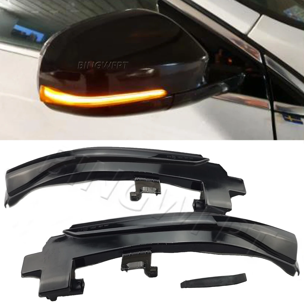 2PCS Turn Signal Lamp For Volvo V60 S60 II S80 II V70 III 2012-2018 LED Sequential Dynamic Side Mirror Blinker Light