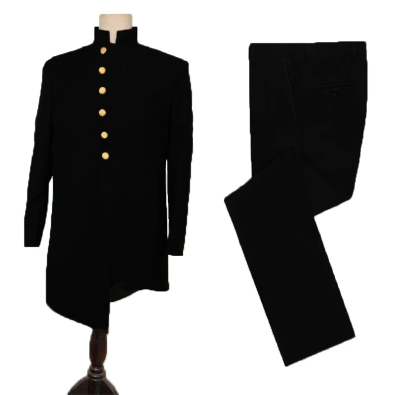 Costume de smoking 2 pièces pour homme, veste et pantalon, coupe cintrée, Blazer, robe de soirée, robe de bal