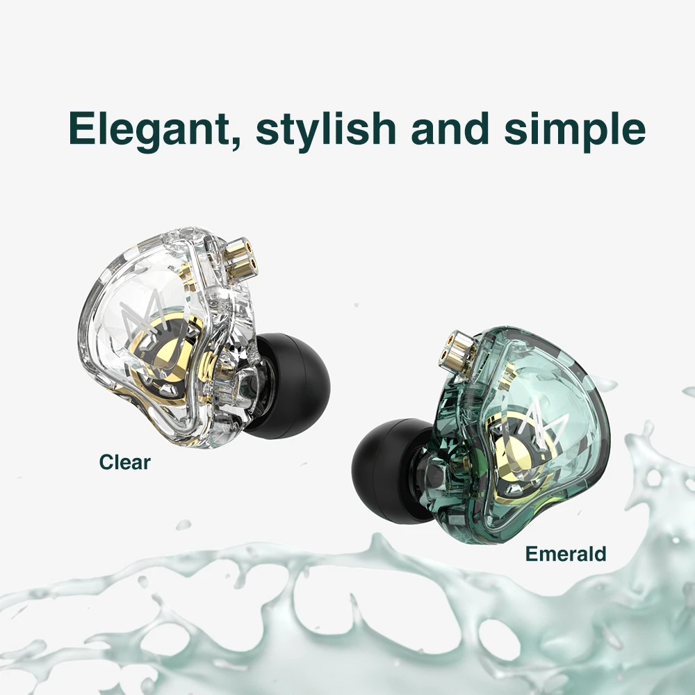 TRN MT1 HIFI In Ear Earphone DJ Monitor Earphones Earbud Dynamic Sport Noise Cancelling IEM Headset KZ EDX ED9 TRN TA1 M10 ST1